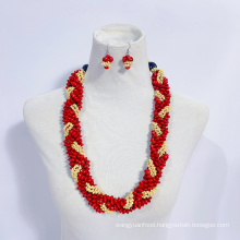 Lopa Seeds Twined W/2-strand Shell Leis